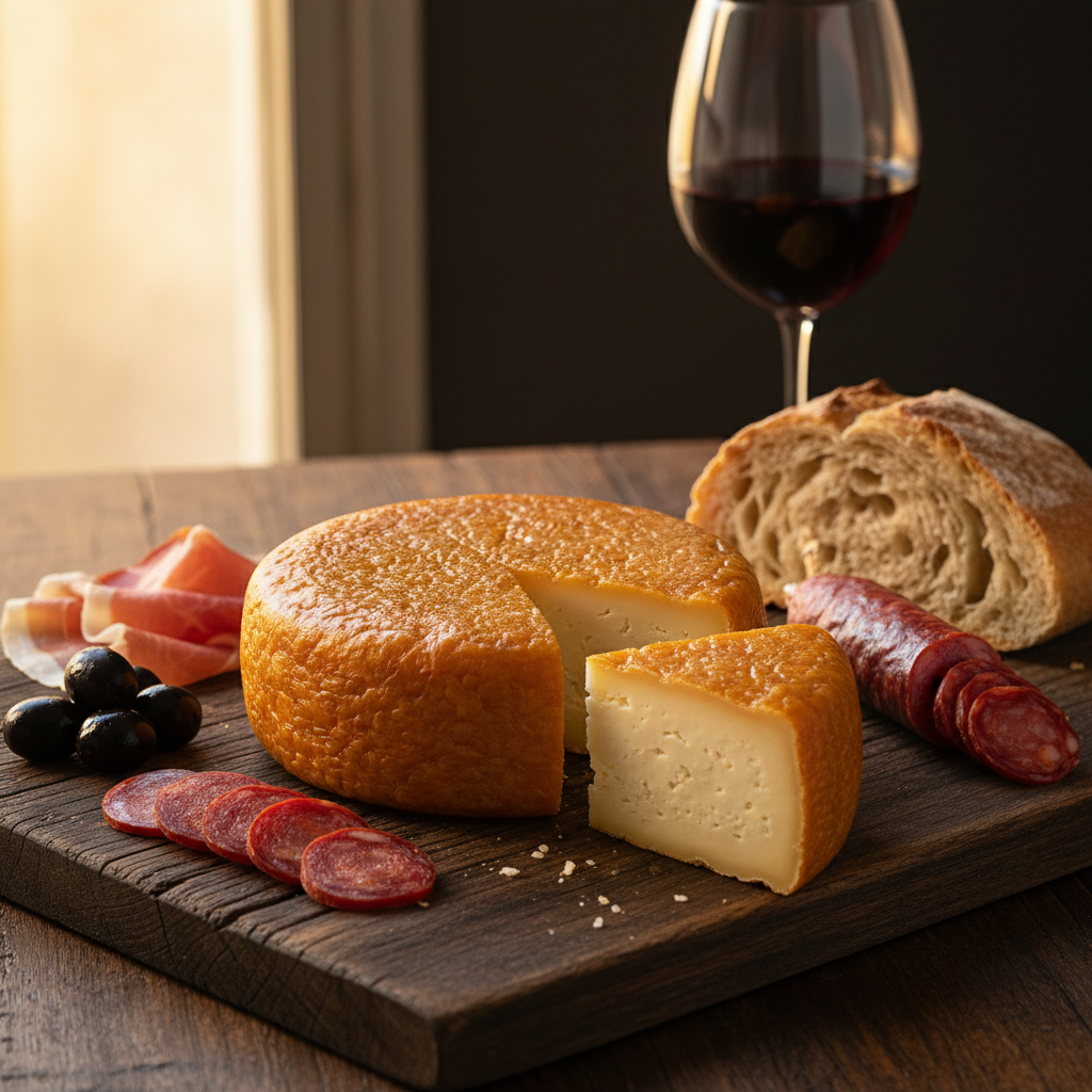 Queijo Cabreira — Tábua de Enchidos e Vinho