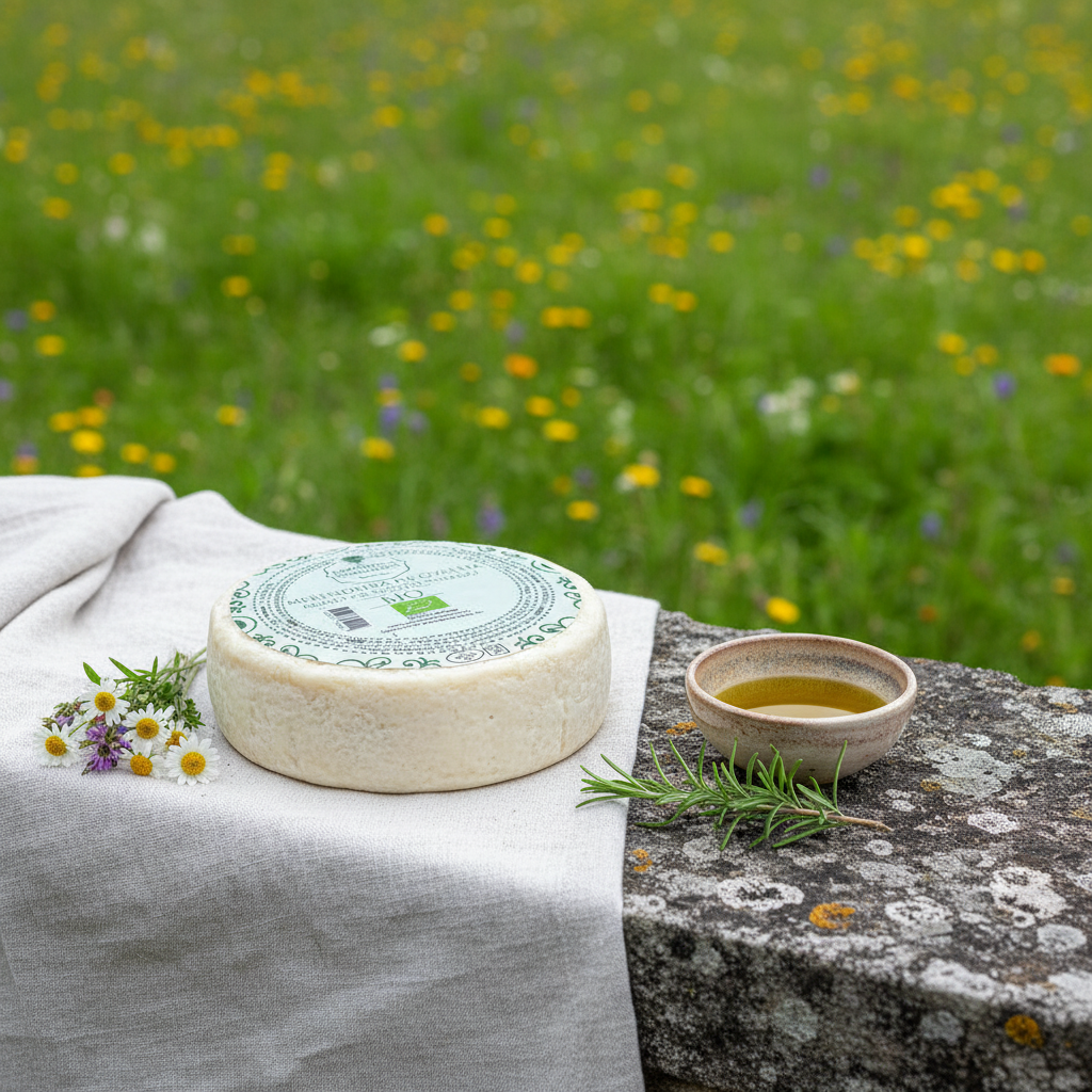 Queijo Merendeira BIO — Primavera, queijo a 1/3