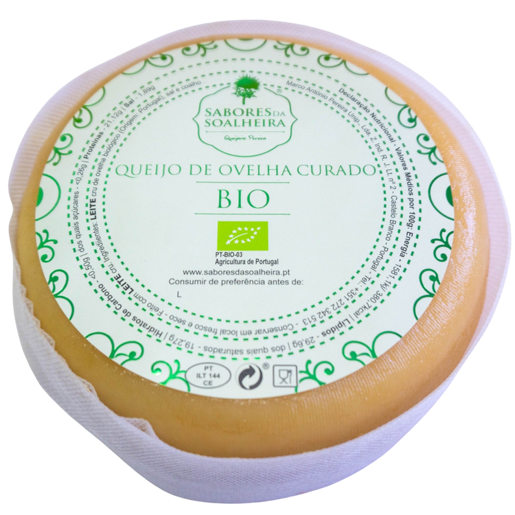 Organic Cured Sheep Cheese - Flavors of Soalheira