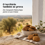 Raivas de Canela Biológicas Geocakes — paisagem rural do Geopark Naturtejo e mesa portuguesa