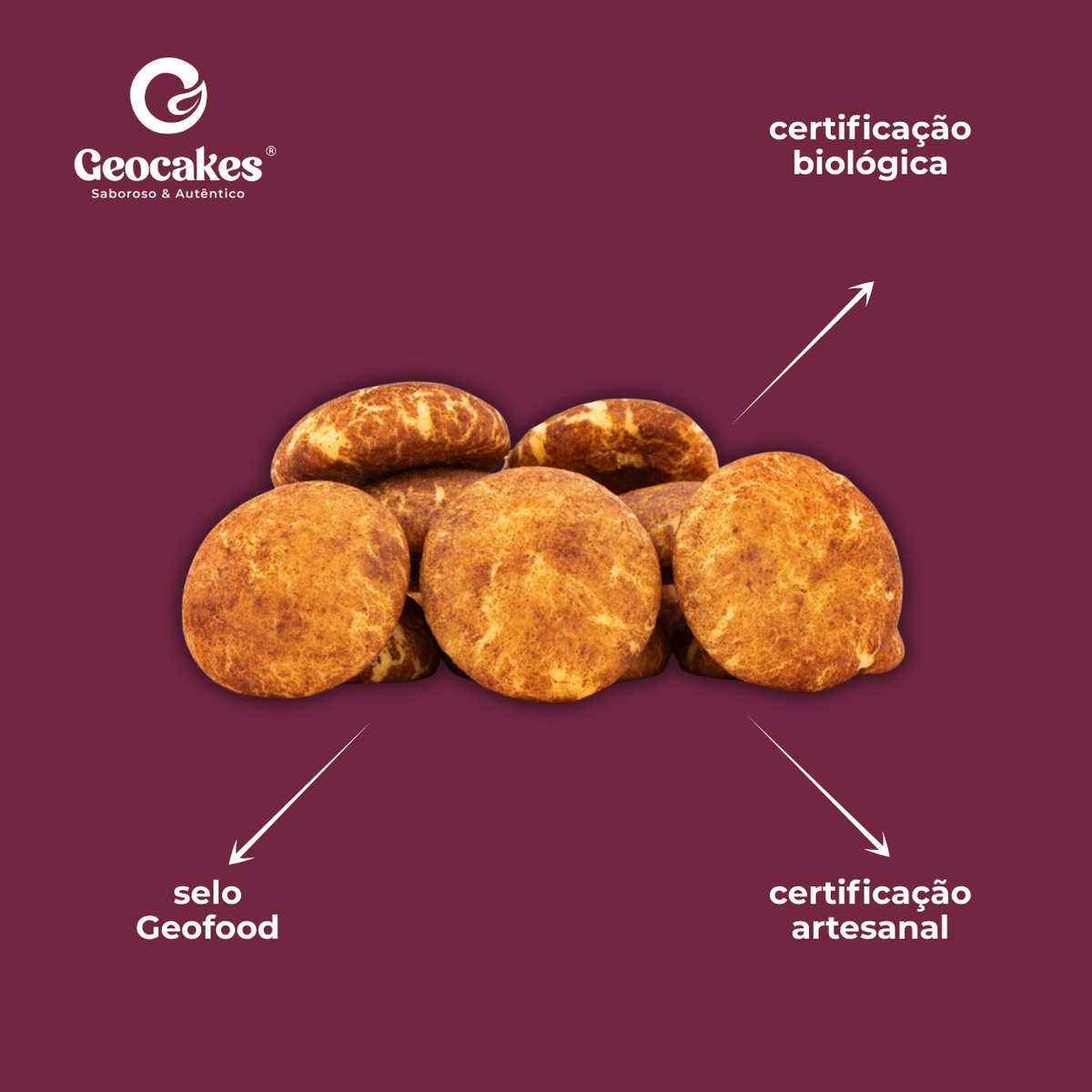Raivas de Canela Biológicas — certificação biológica, selo GeoFood e certificação artesanal