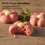 Rosas Albardeiras Biológicas Geocakes — interior rosado e textura artesanal