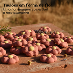 Rosas Albardeiras Biológicas Geocakes — homenagem à rosa albardeira de Toulões