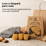 Bolachas Trilobites Geocakes como lembrança gastronómica do Geopark Naturtejo com selo GeoFood