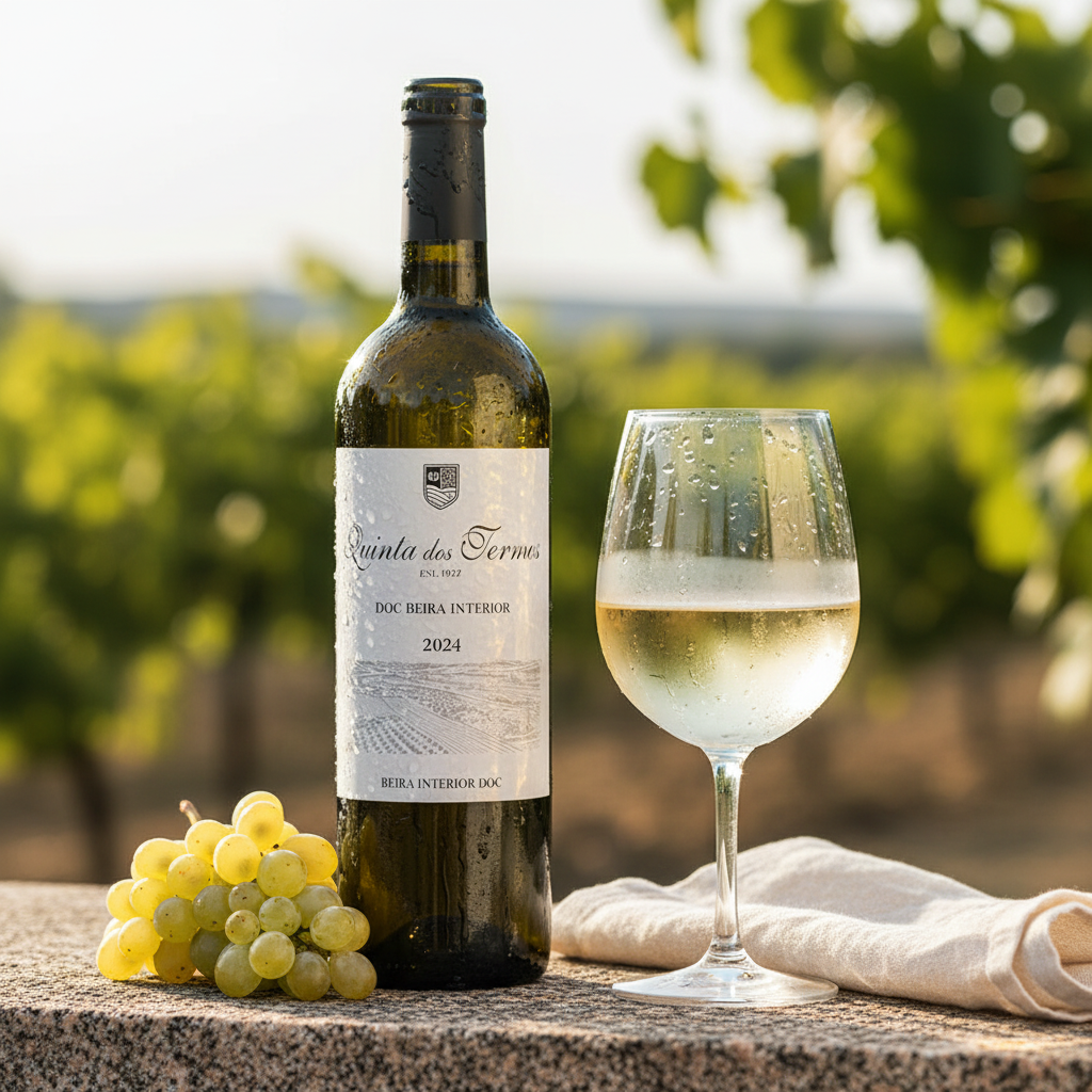 Vinho Branco Quinta dos Termos — Garrafa Verde Geladinha