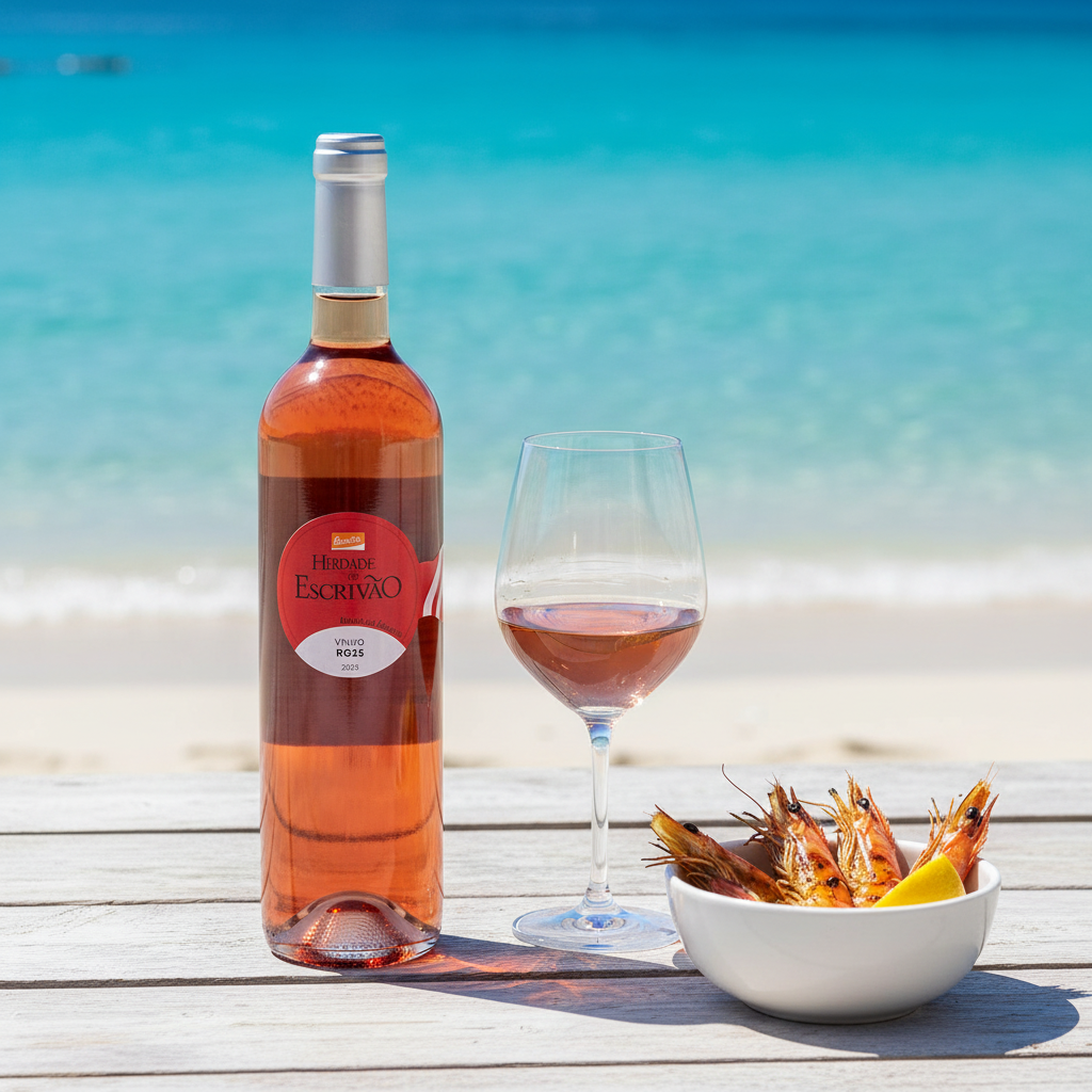 Vinho Rosé Herdade do Escrivão — Praia Turquesa