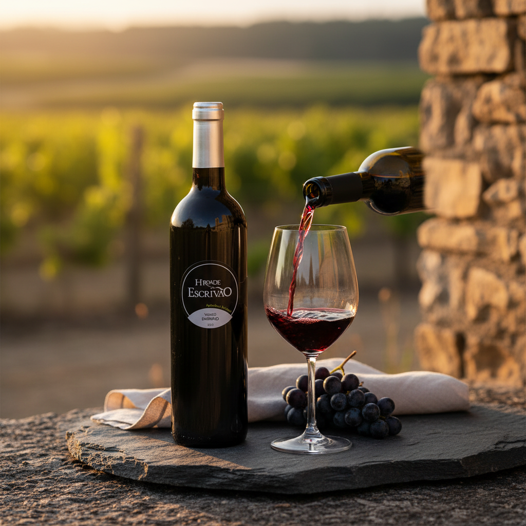 Vinho Tinto Biodinâmico Herdade do Escrivão 2020 – Lifestyle