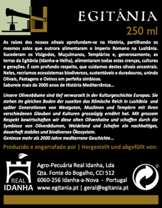 Azeite BIO Virgem Extra 250ml - Egitânia